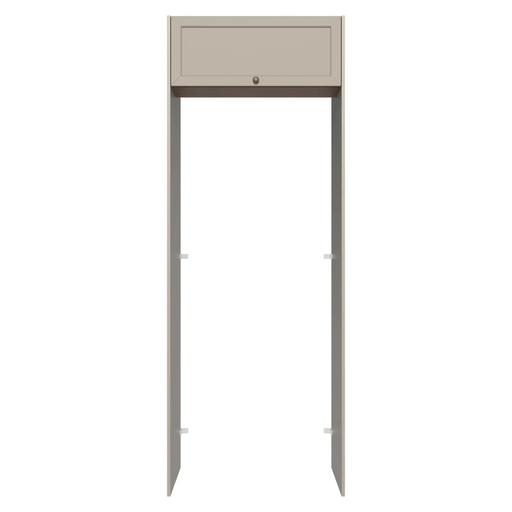 Porta-Geladeira 83 cm 1 Porta Basculante Crema/Rustic/Crema Vik Madesa - Image 11