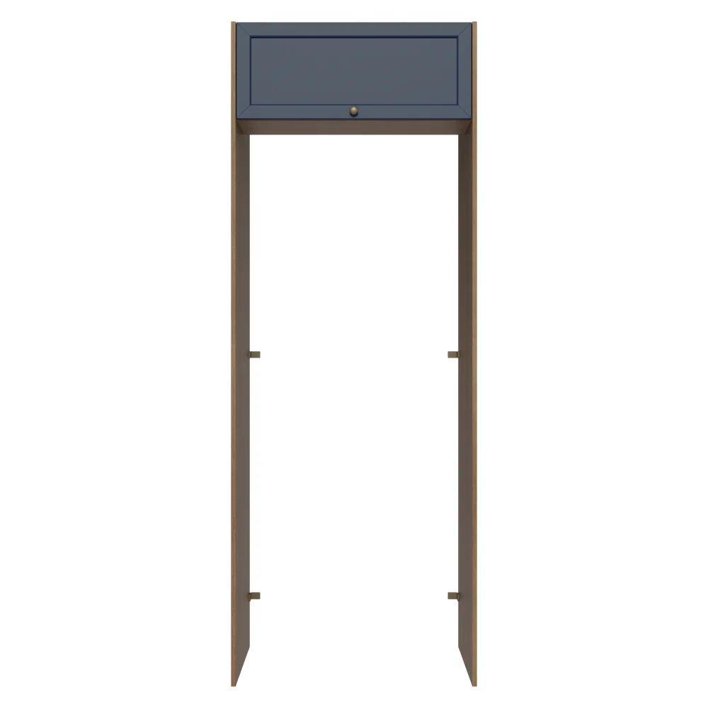 Porta-Geladeira 83 cm 1 Porta Basculante Rustic/Azul Vik Madesa - Image 10