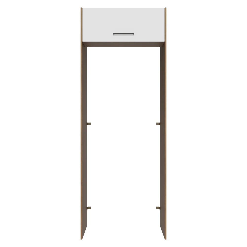 Porta-Geladeira 83 cm 1 Porta Basculante Rustic/Branco Agata Madesa - Image 6