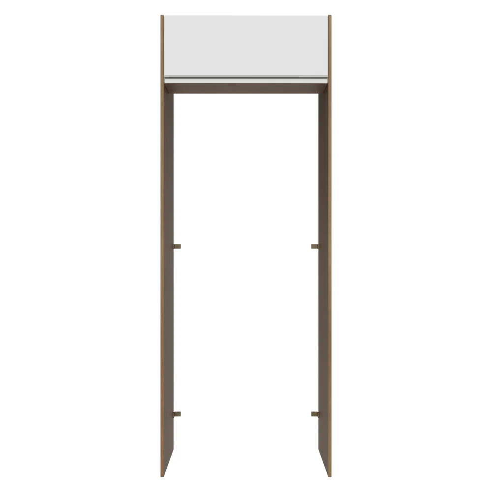 Porta-Geladeira 83 cm 1 Porta Basculante Rustic/Branco Glamy Madesa - Image 6