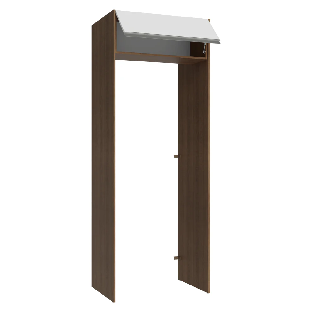 Porta-Geladeira 83 cm 1 Porta Basculante Rustic/Branco Glamy Madesa - Image 7