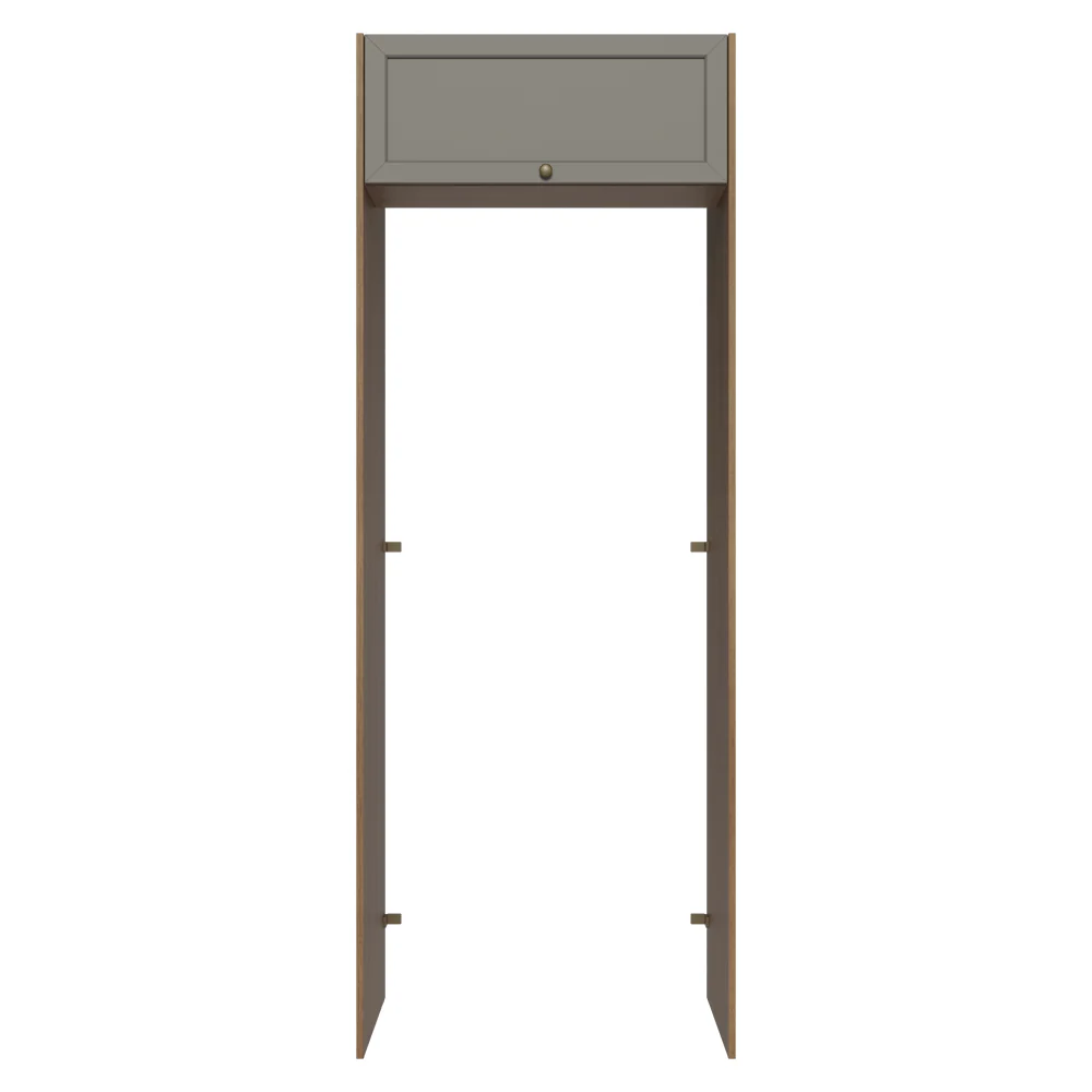 Porta-Geladeira 83 cm 1 Porta Basculante Rustic/Cinza Vik Madesa - Image 10