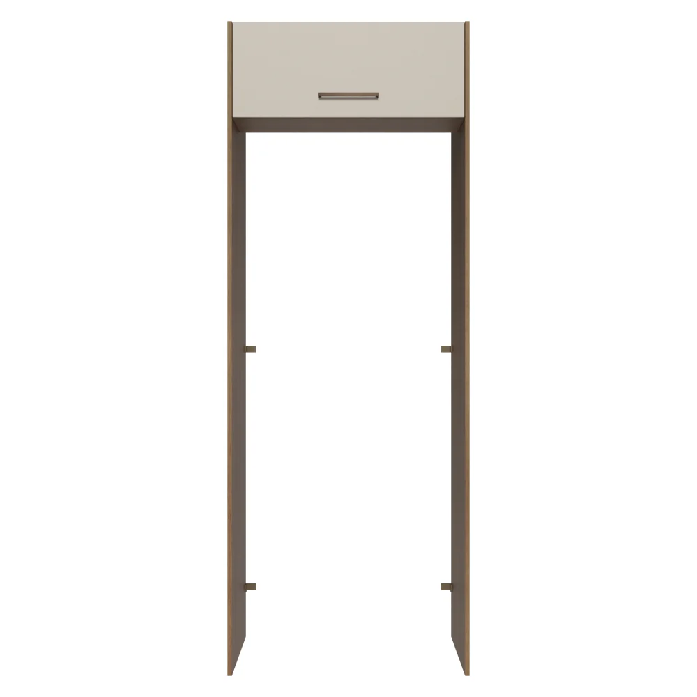 Porta-Geladeira 83 cm 1 Porta Basculante Rustic/Crema Agata Madesa - Image 6