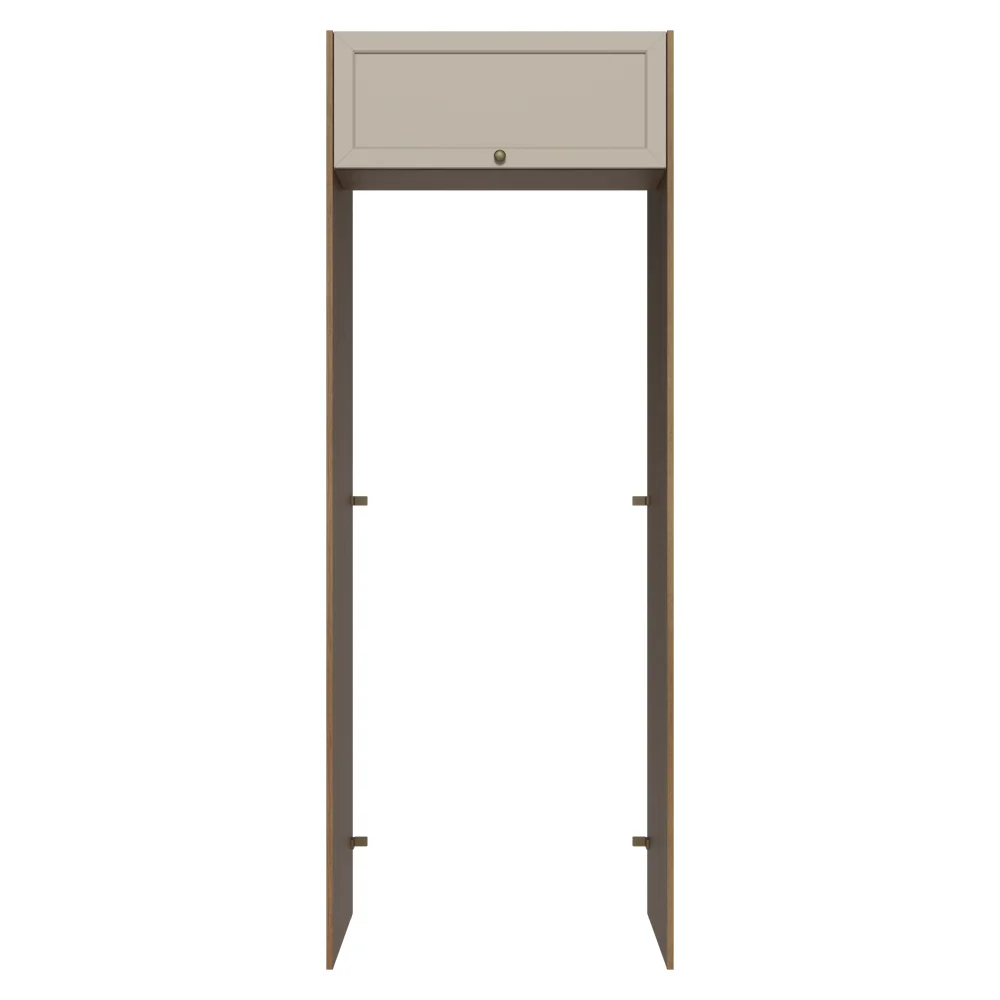 Porta-Geladeira 83 cm 1 Porta Basculante Rustic/Crema Vik Madesa - Image 11