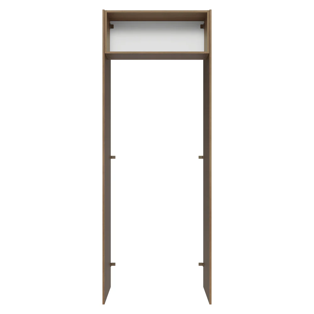Porta-Geladeira 83 cm 1 Porta Basculante Rustic/Preto Glamy Madesa - Image 10