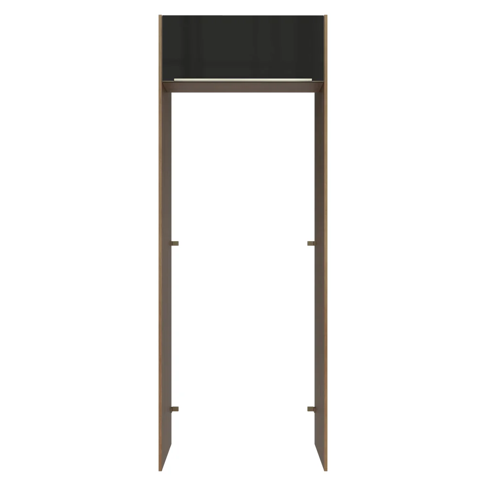Porta-Geladeira 83 cm 1 Porta Basculante Rustic/Preto Lux Madesa - Image 10