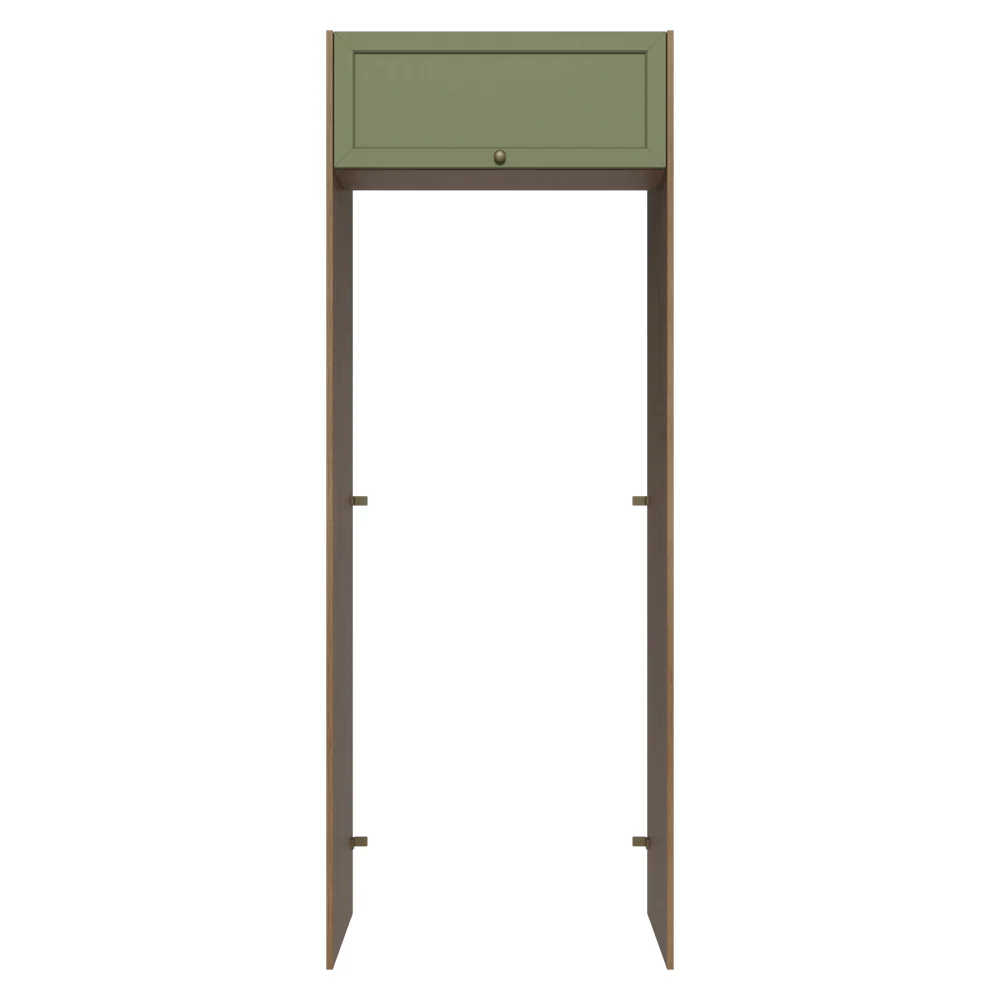 Porta-Geladeira 83 cm 1 Porta Basculante Rustic/Verde Vik Madesa - Image 10
