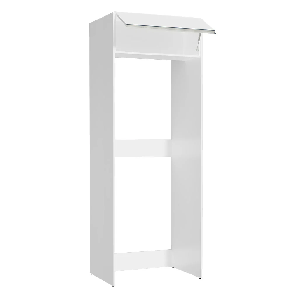 Porta-Geladeira Madesa Glamy 1 Porta Basculante Branco - Image 4