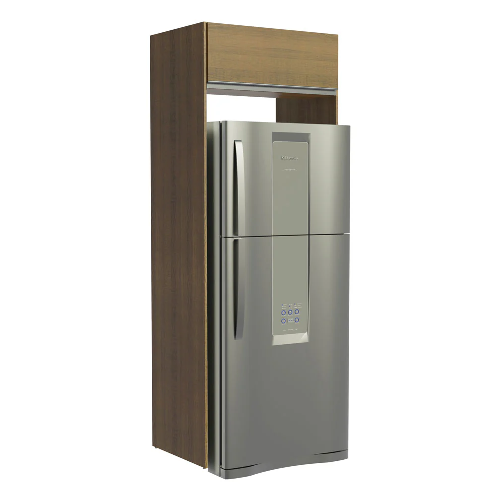 Porta-Geladeira Madesa Glamy 1 Porta Basculante Rustic - Image 5