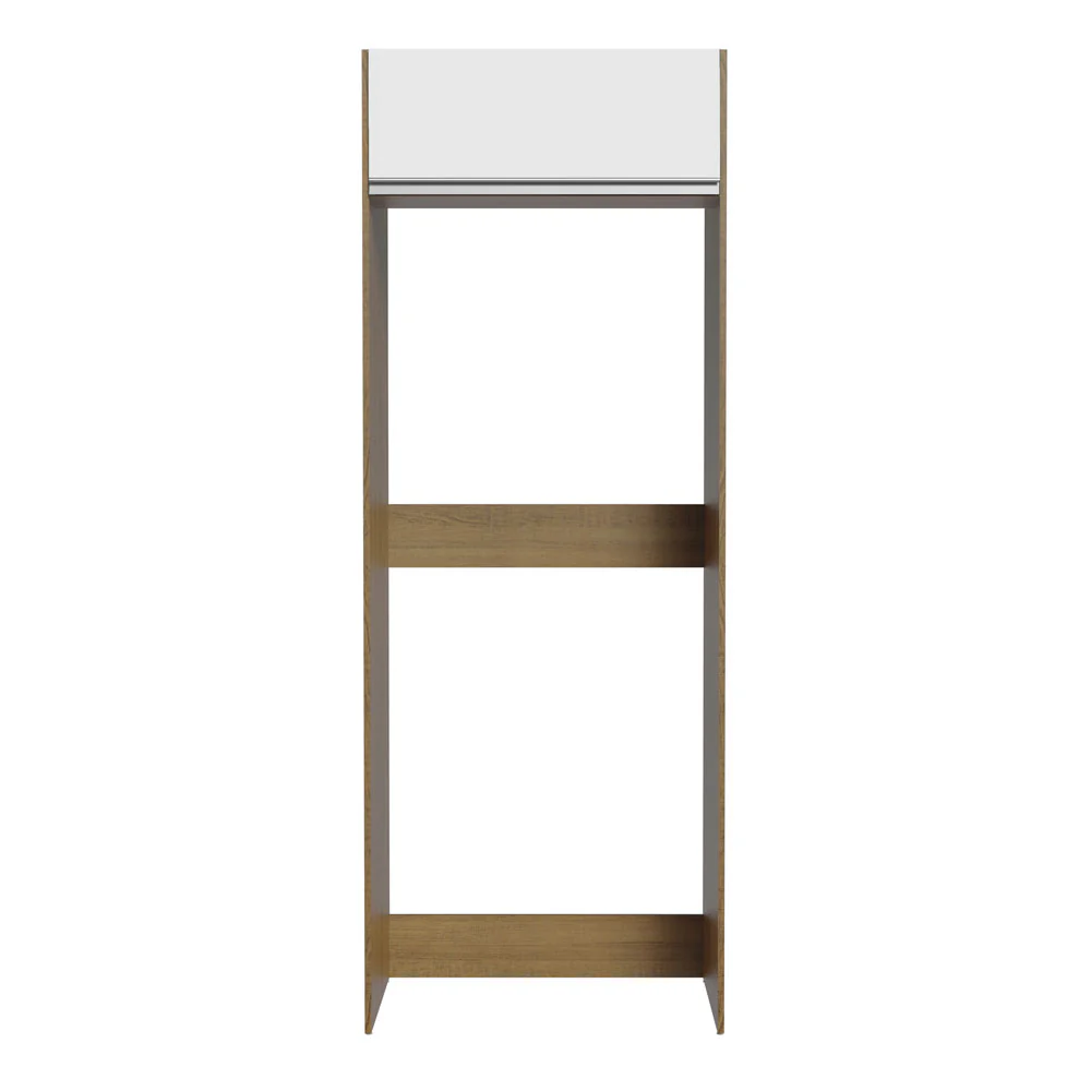 Porta-Geladeira Madesa Glamy 1 Porta Basculante Rustic/Branco - Image 10