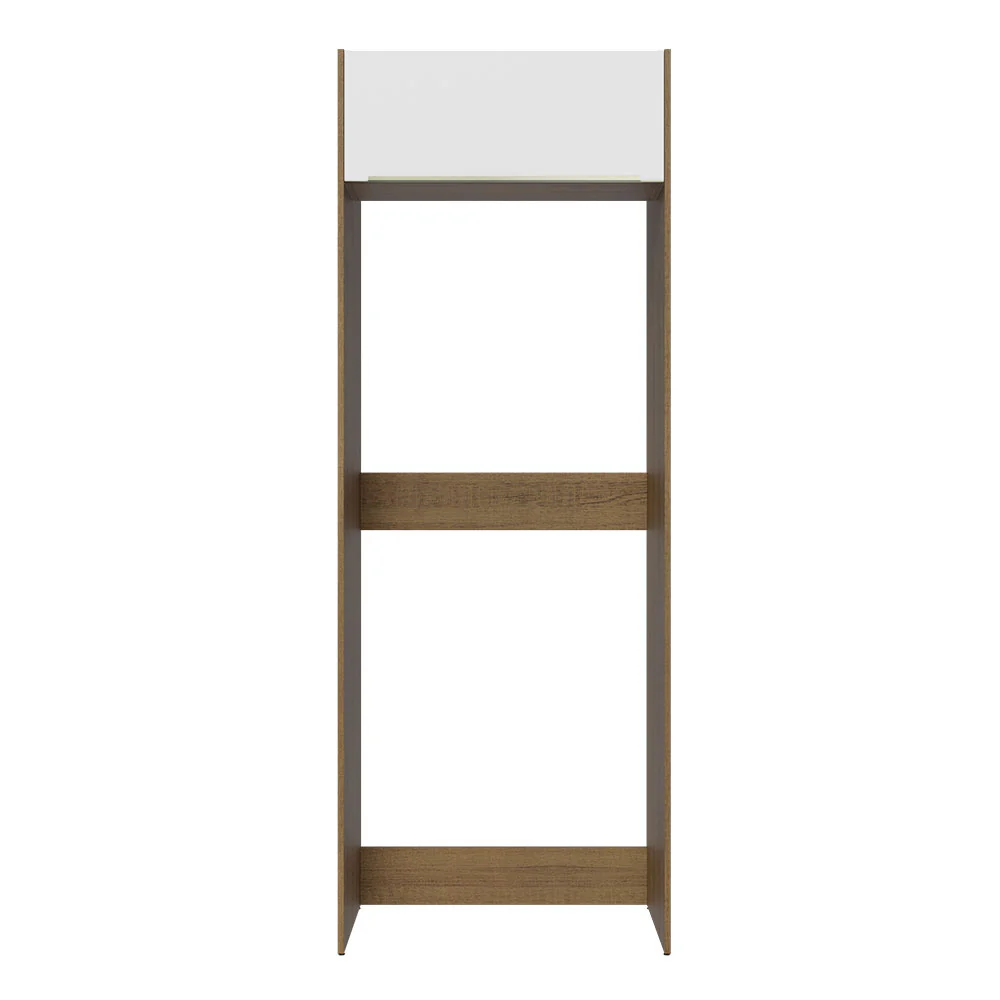 Porta-Geladeira Madesa Lux 1 Porta Basculante Rustic/Branco Veludo - Image 7