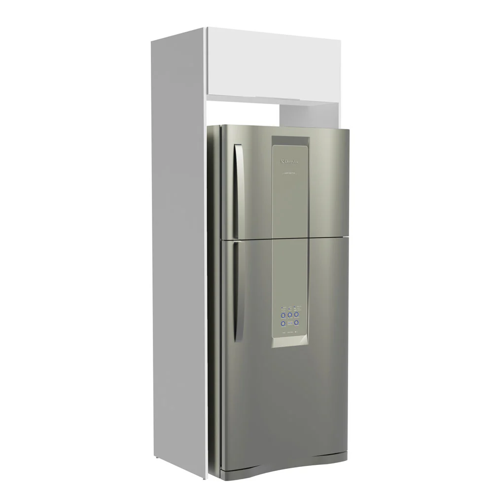 Porta-Geladeira Madesa Stella 1 Porta Basculante Branco - Image 5