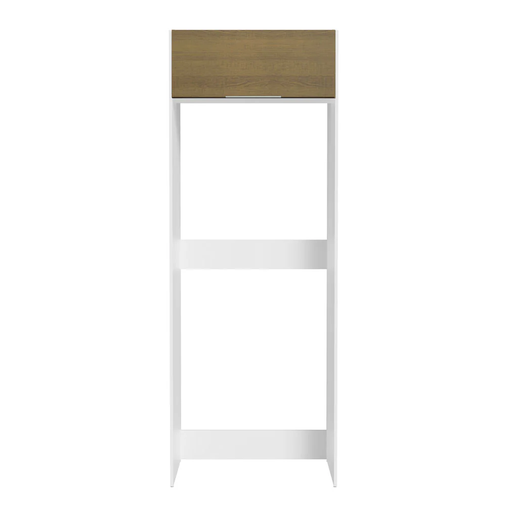 Porta-Geladeira Madesa Stella 1 Porta Basculante Branco/Rustic - Image 10