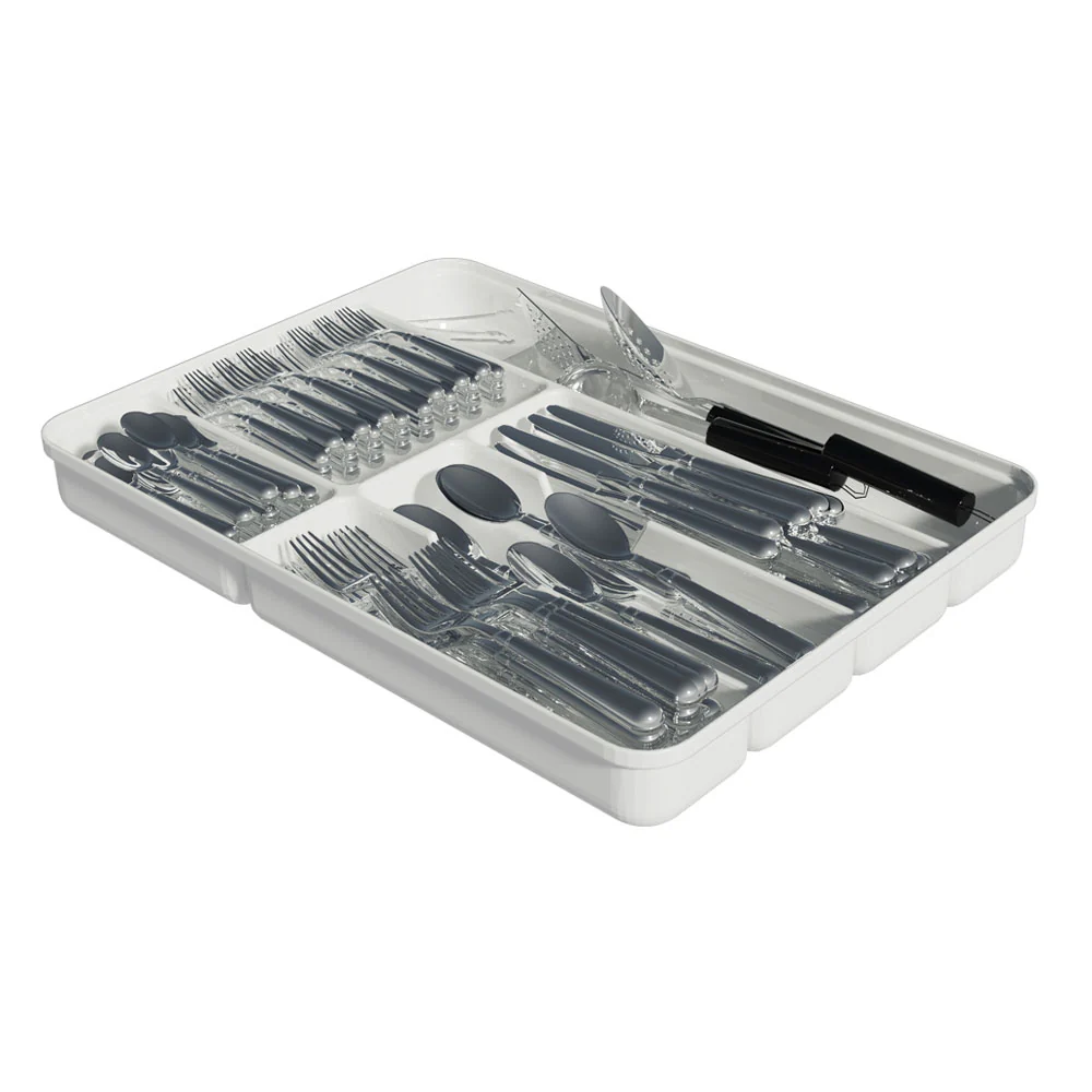 Porta-Talheres Madesa para Balcão de Cozinha Branco - Image 5
