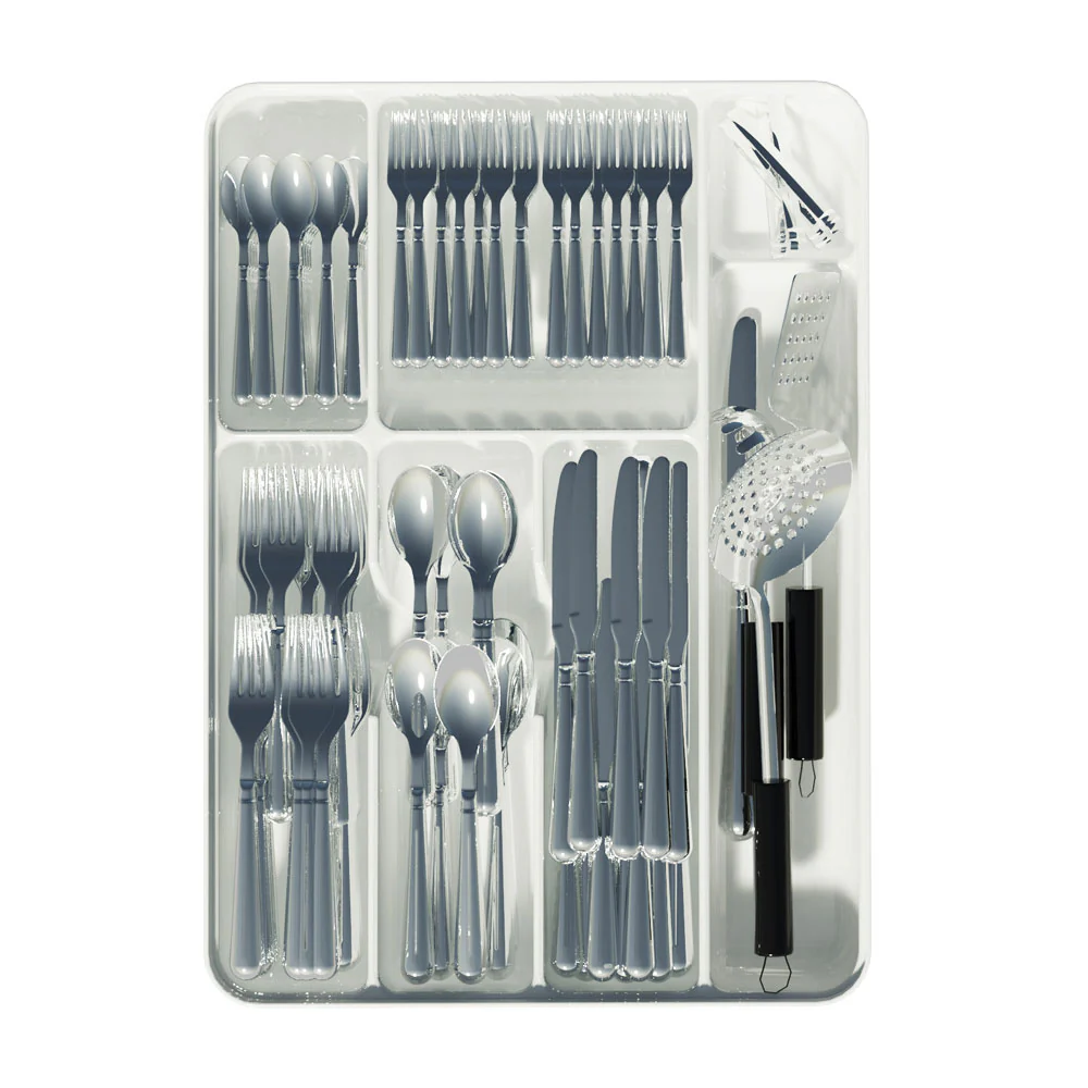 Porta-Talheres Madesa para Balcão de Cozinha Branco - Image 6