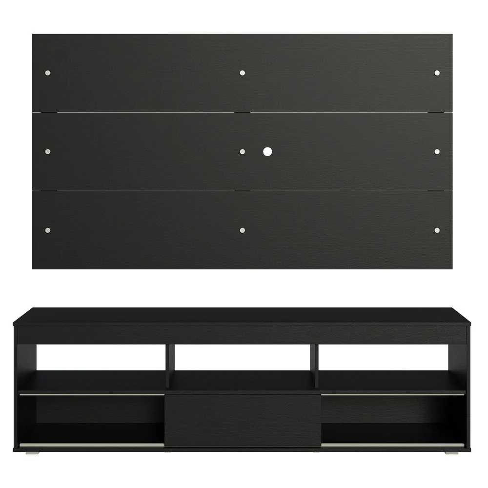 Rack com Painel para TV até 65 Polegadas Preto Orlando Madesa - Image 6