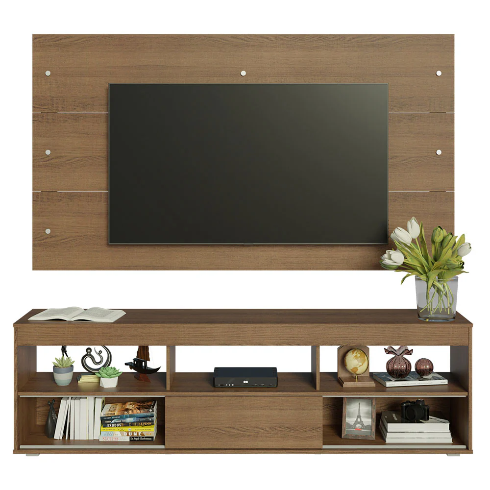 Rack com Painel para TV até 65 Polegadas Rustic Orlando Madesa - Image 4