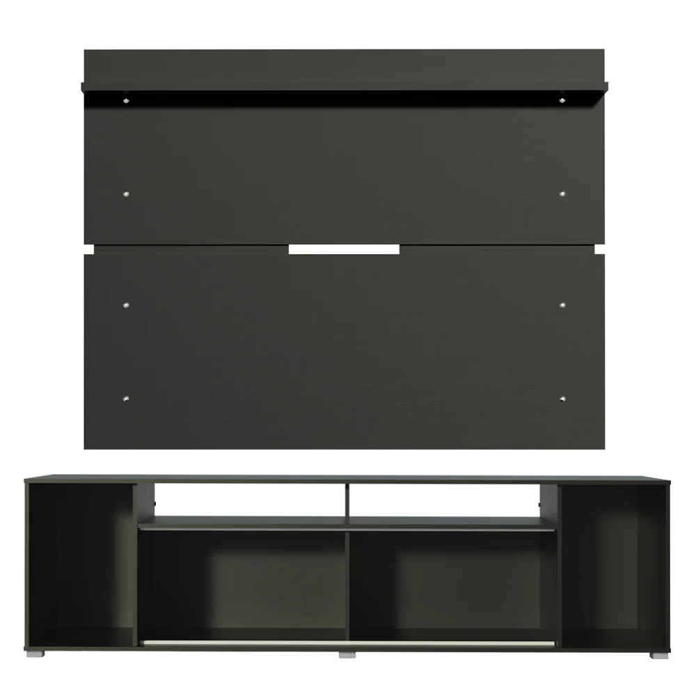 Rack Madesa Cancun e Painel para TV até 65 Polegadas Preto - Image 9