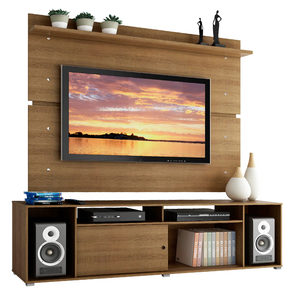 Rack Madesa Cancun e Painel para TV até 65 Polegadas Rustic - Image 2