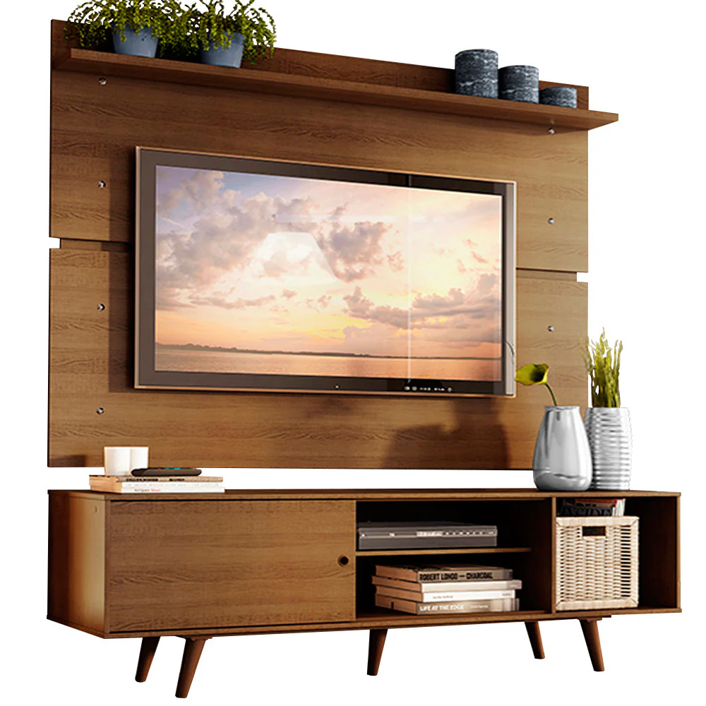 Rack Madesa Dubai e Painel para TV até 65 Polegadas com Pés Rustic - Image 2