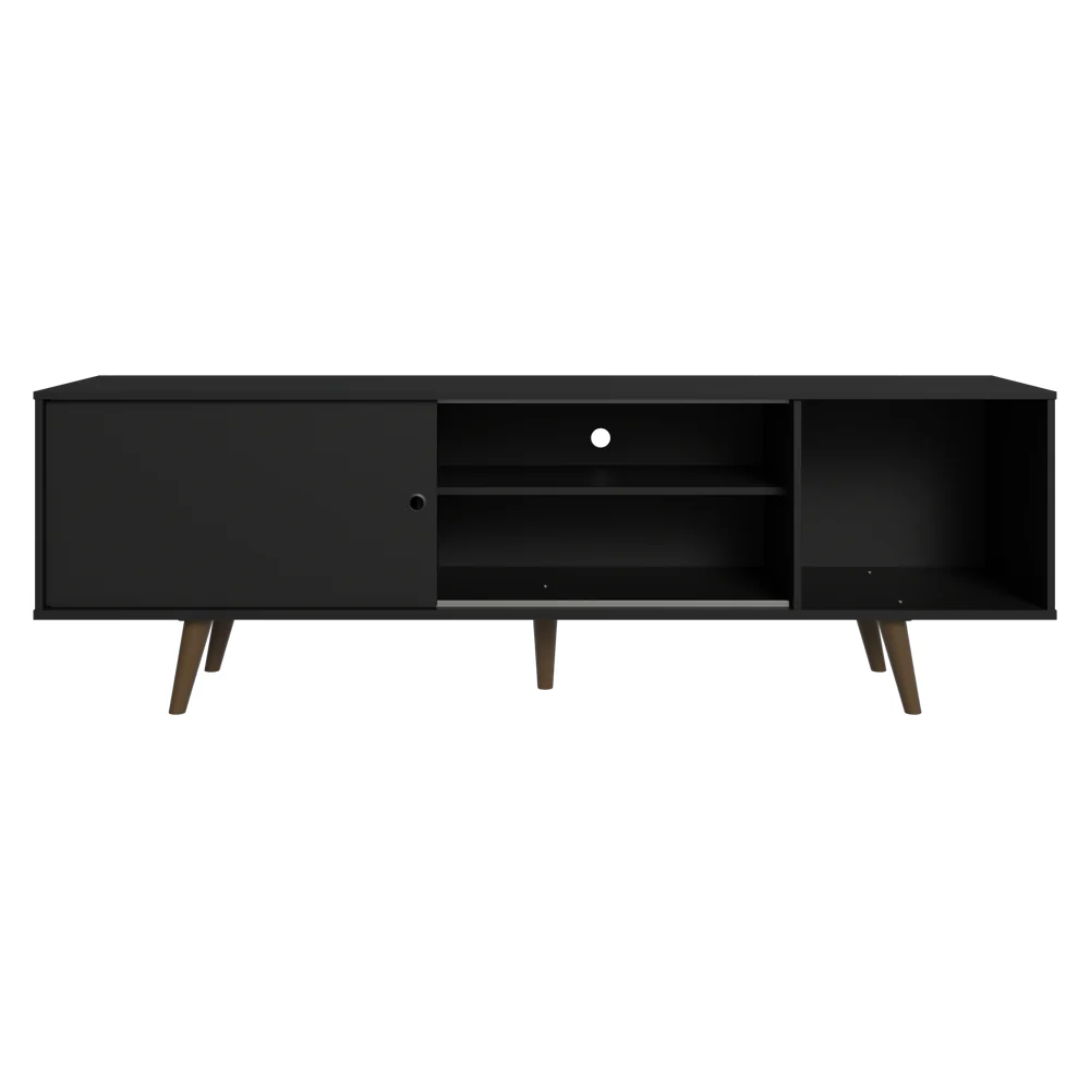 Rack Madesa Dubai para TV até 65 Polegadas com Pés Preto/Rustic 8N5Z - Image 6