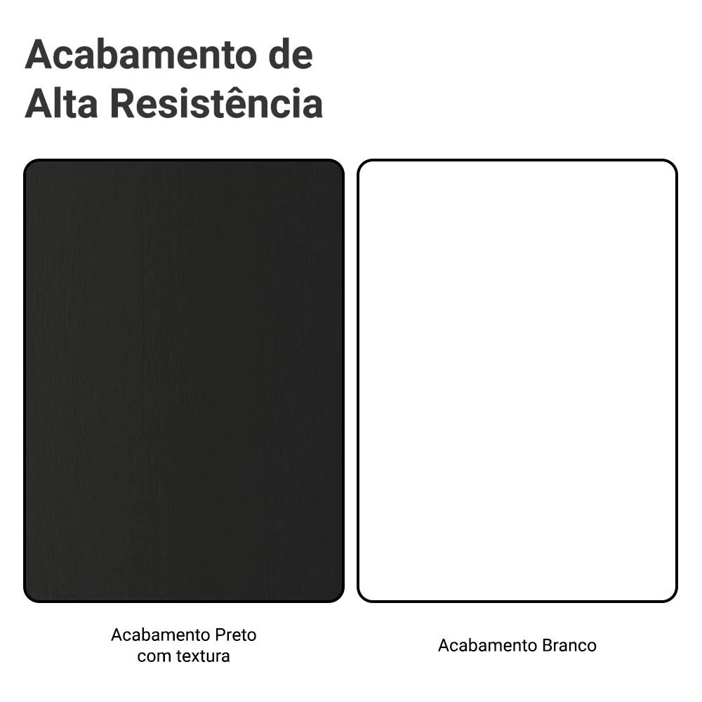 Rack Madesa Dubai para TV até 65 Polegadas com Pés Preto/Branco 7709 - Image 8