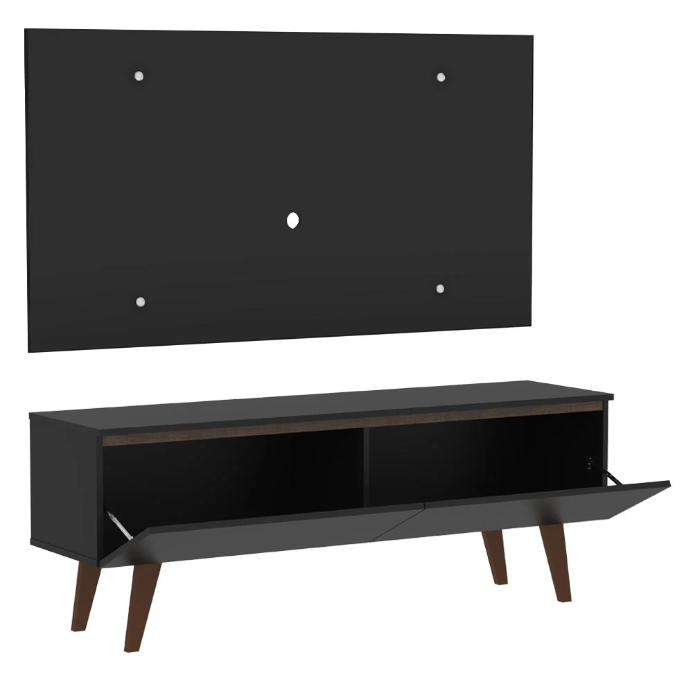 Rack Madesa Le Mans e Painel para TV até 55 Polegadas 2 Portas Preto - Image 5