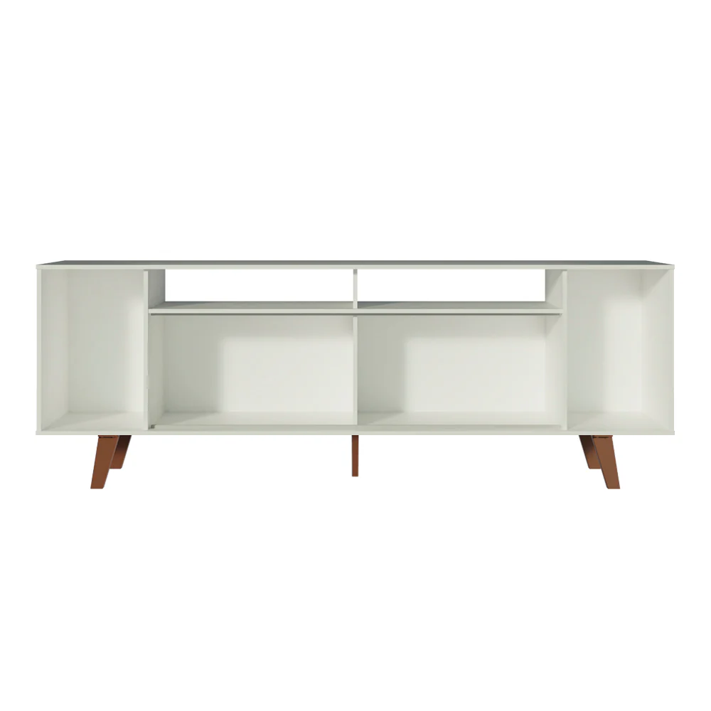 Rack para TV até 65 Polegadas Madesa Cancun com Pés Branco/Rustic 095Z - Image 8