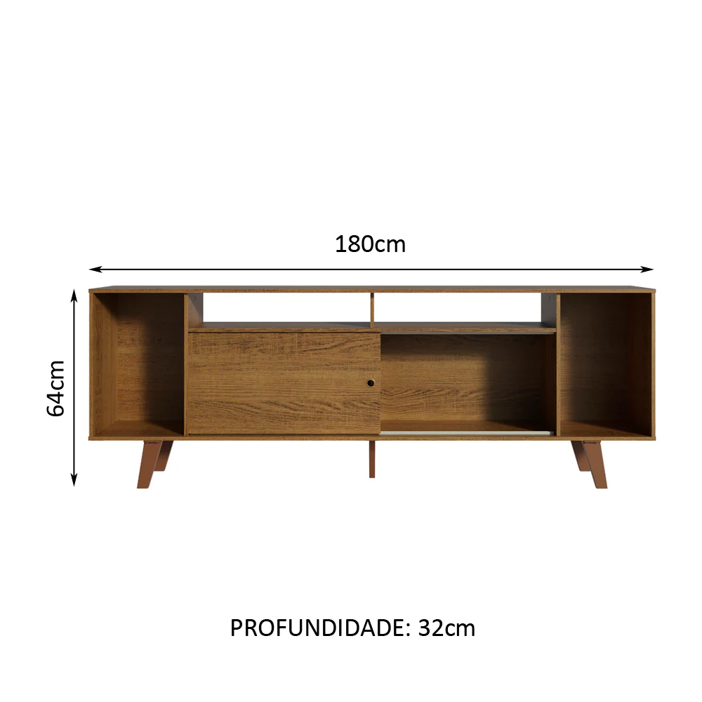 Rack para TV até 65 Polegadas Madesa Cancun com Pés Rustic - Image 3