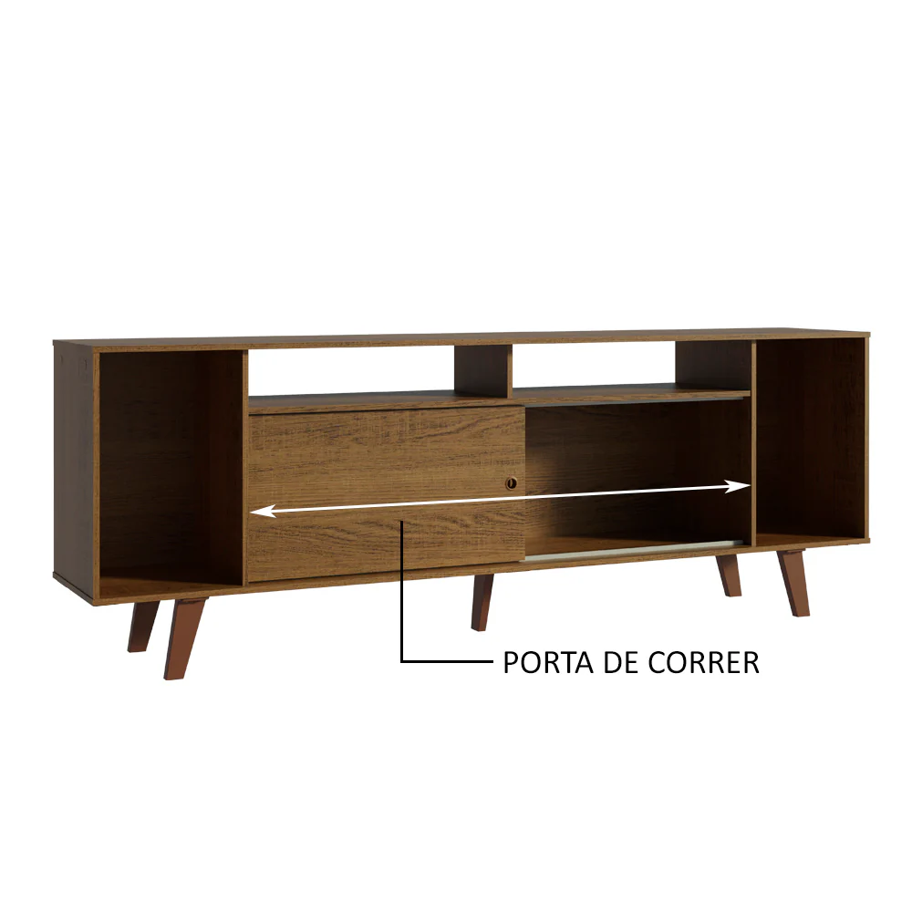 Rack para TV até 65 Polegadas Madesa Cancun com Pés Rustic - Image 5