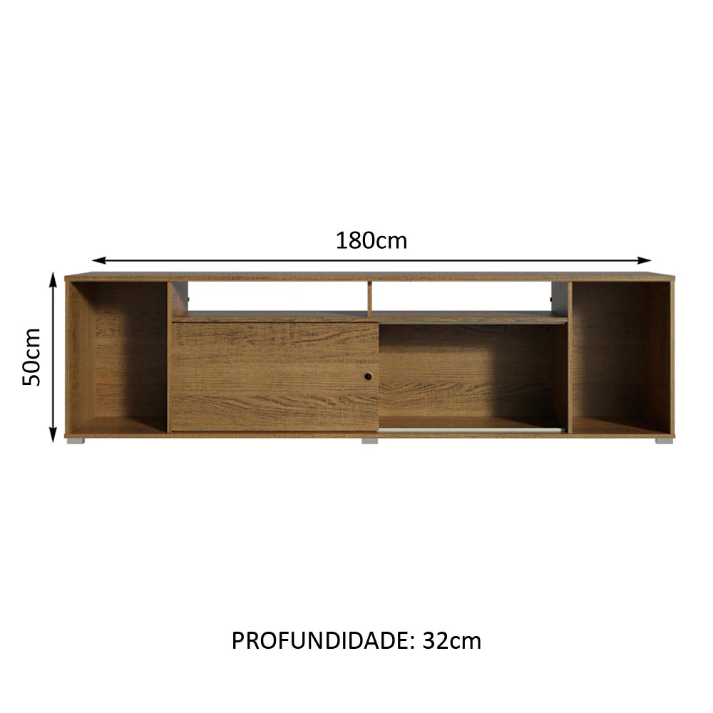 Rack para TV até 65 Polegadas Madesa Cancun Rustic - Image 3