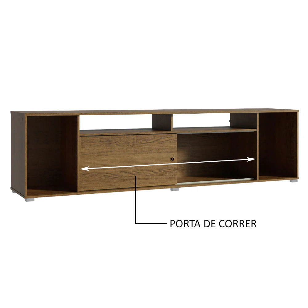 Rack para TV até 65 Polegadas Madesa Cancun Rustic - Image 5