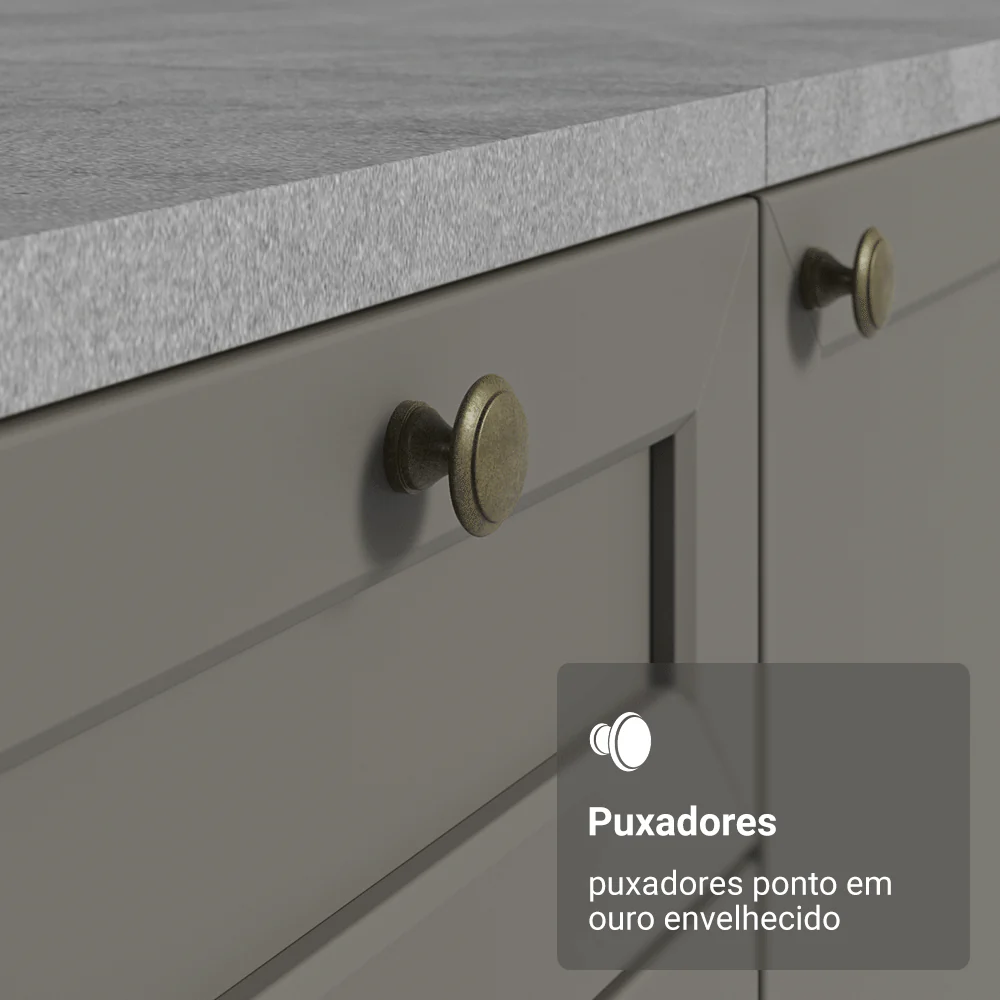 Rack para TV até 70 Polegadas 160cm 4 Gavetas Branco/Cinza Vik Madesa 04 - Image 7