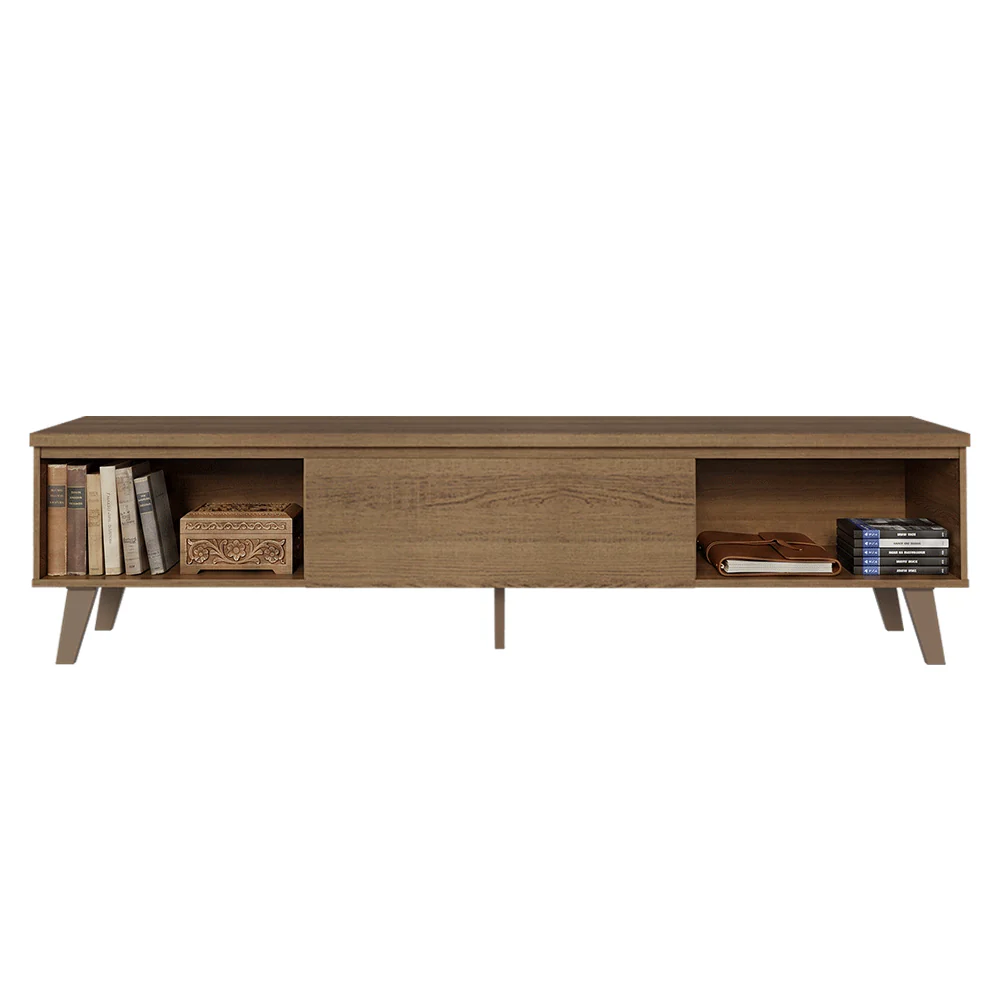 Rack para TV até 75 Polegadas 180 cm 2 Portas 1 Gaveta Rustic Dune Madesa - Image 8