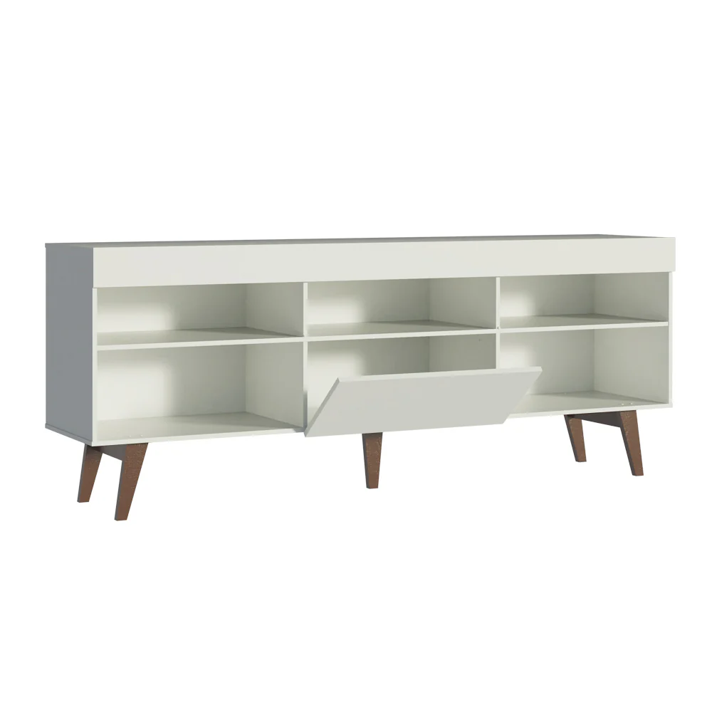 Rack para TV até 75 Polegadas Lille Madesa 180 cm 1 Porta Branco - Image 4