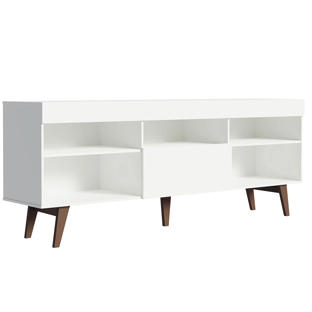 Rack para TV até 75 Polegadas Lille Madesa 180 cm 1 Porta Branco - Image 8