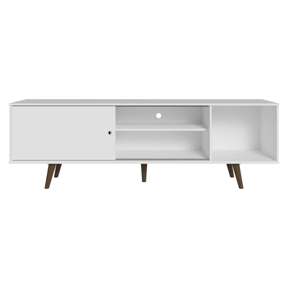Rack para TV até 80 Polegadas 160cm com Pés Branco/Rustic Torino Madesa - Image 7