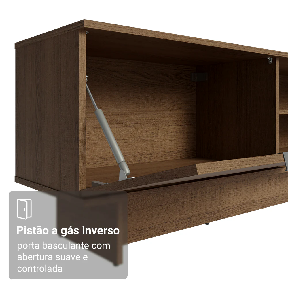 Rack para TV até 80 Polegadas 218 cm 2 Portas Rustic Stella Madesa - Image 8