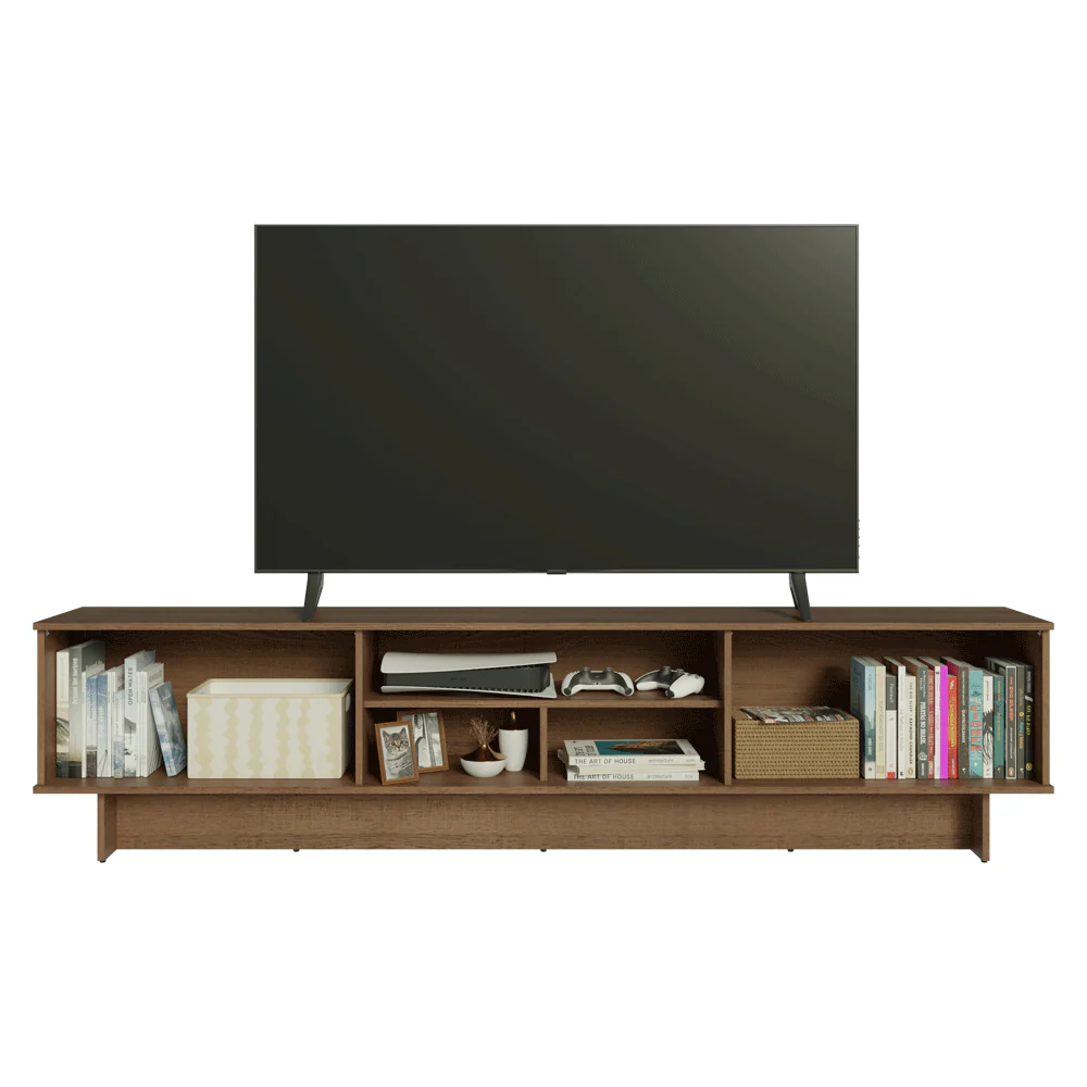 Rack para TV até 80 Polegadas 218 cm 2 Portas Rustic/Verde Vik Madesa - Image 5