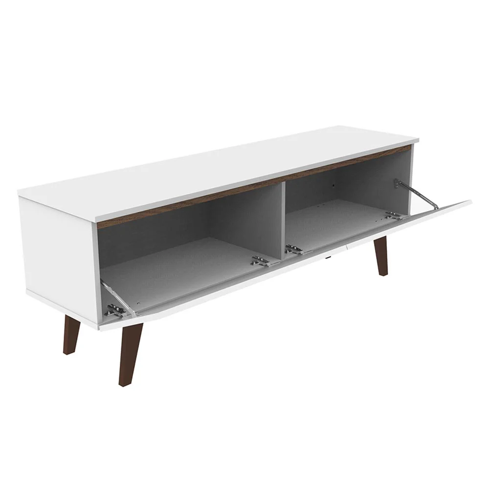 Rack para TV até 55 Polegadas Madesa Le Mans com 2 Portas Rustic/Branco - Image 4