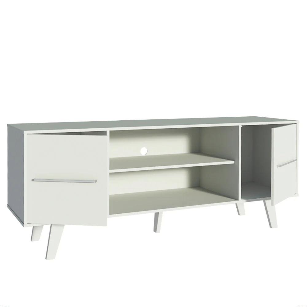 Rack para TV até 55 Polegadas Madesa Copenhagen Branco - Image 5