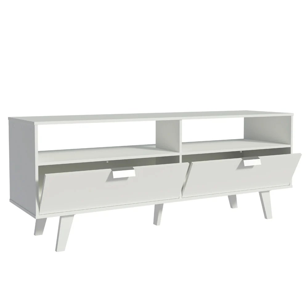 Rack para TV até 55 Polegadas Madesa Oslo com 2 Portas Branco - Image 5