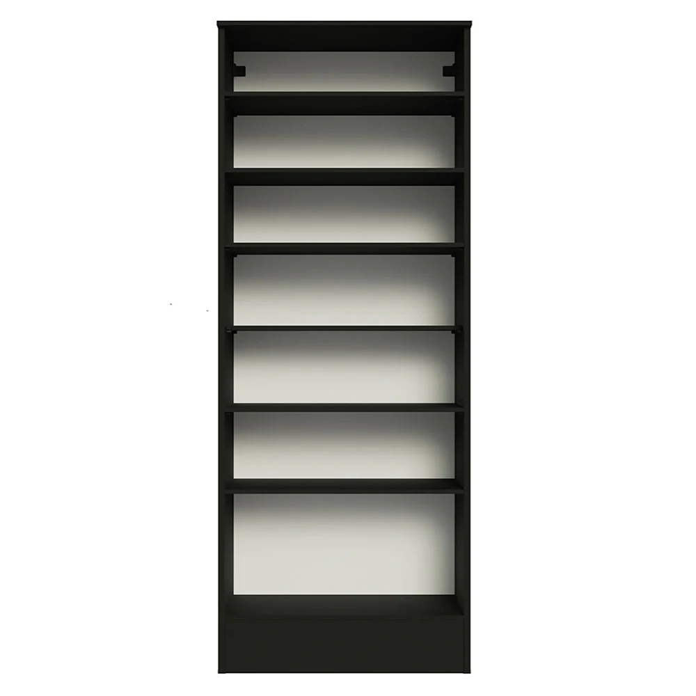 Sapateira Armário Multiuso Madesa Isis 1 Porta com Espelhos Preto - Image 8