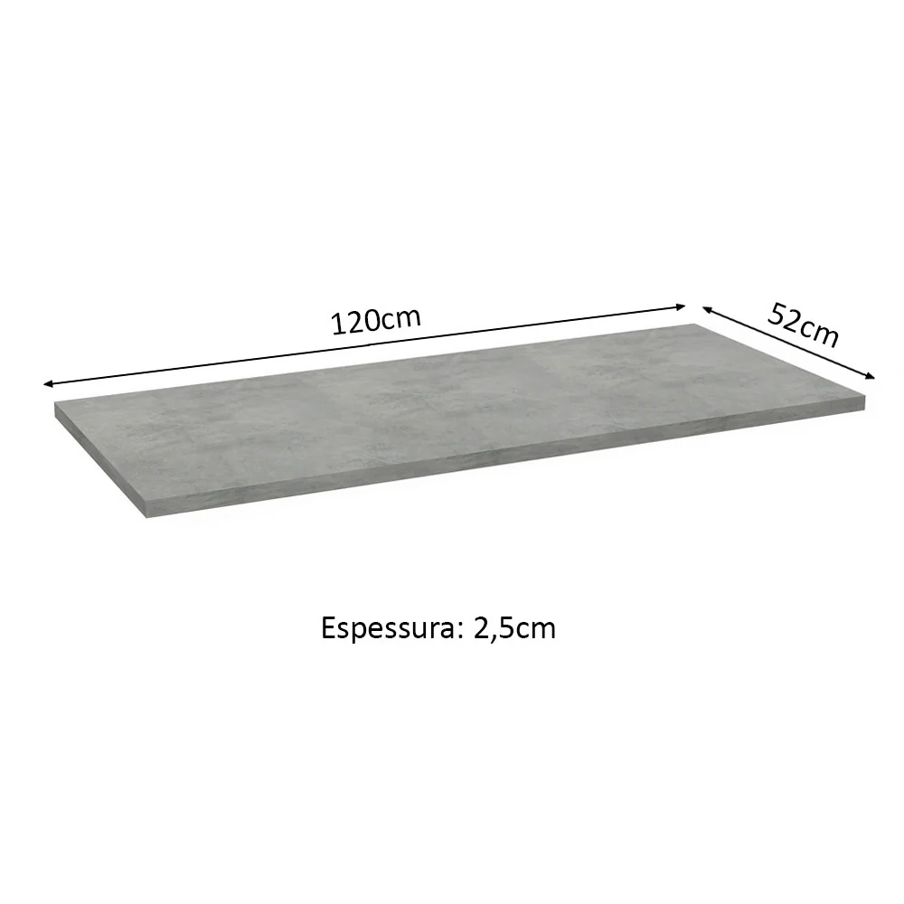 Tampo para Balcão de Pia 120 cm Madesa Mood - Image 4