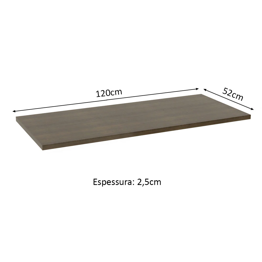 Tampo para Balcão de Pia 120 cm Madesa Rustic - Image 4