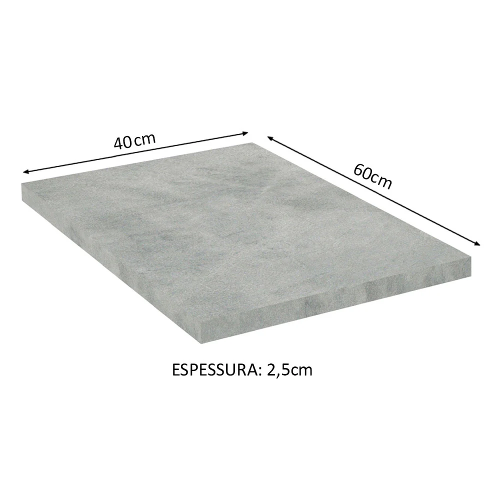 Tampo para Balcão de 40 x 60 cm para Cozinhas Madesa Glamy, Lux e Stella Mood - Image 2