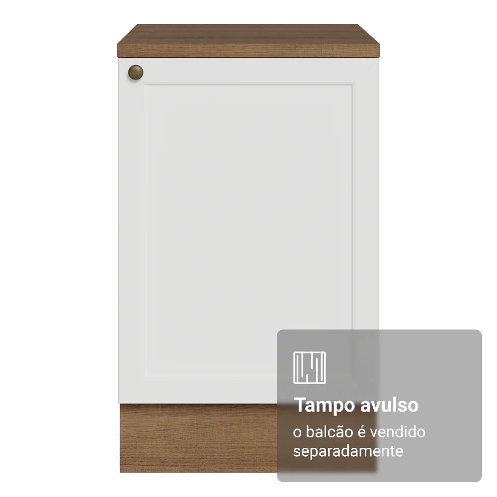 Tampo para Balcão 50x52cm para Cozinhas Agata, Glamy, Stella e Vik Rustic Madesa - Image 4