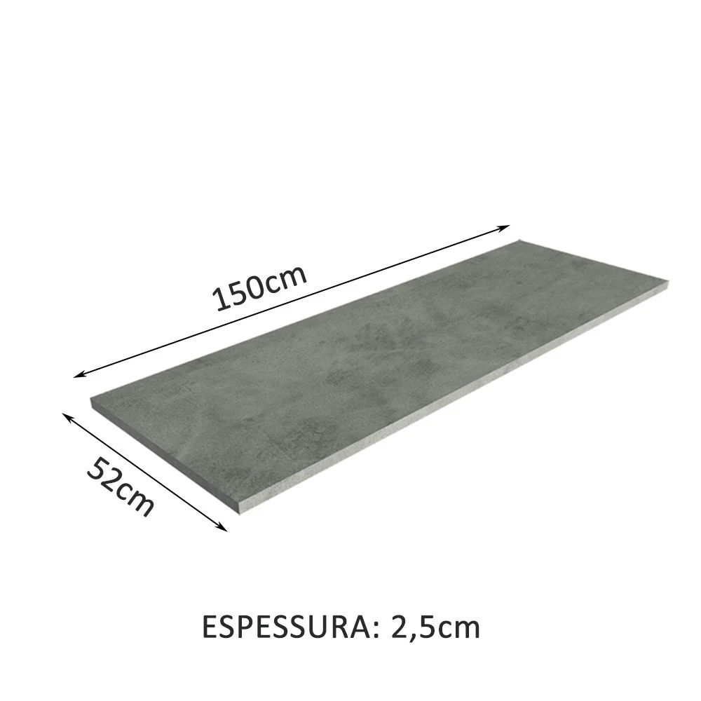 Tampo para Balcão de Pia 150 cm Madesa Mood - Image 3