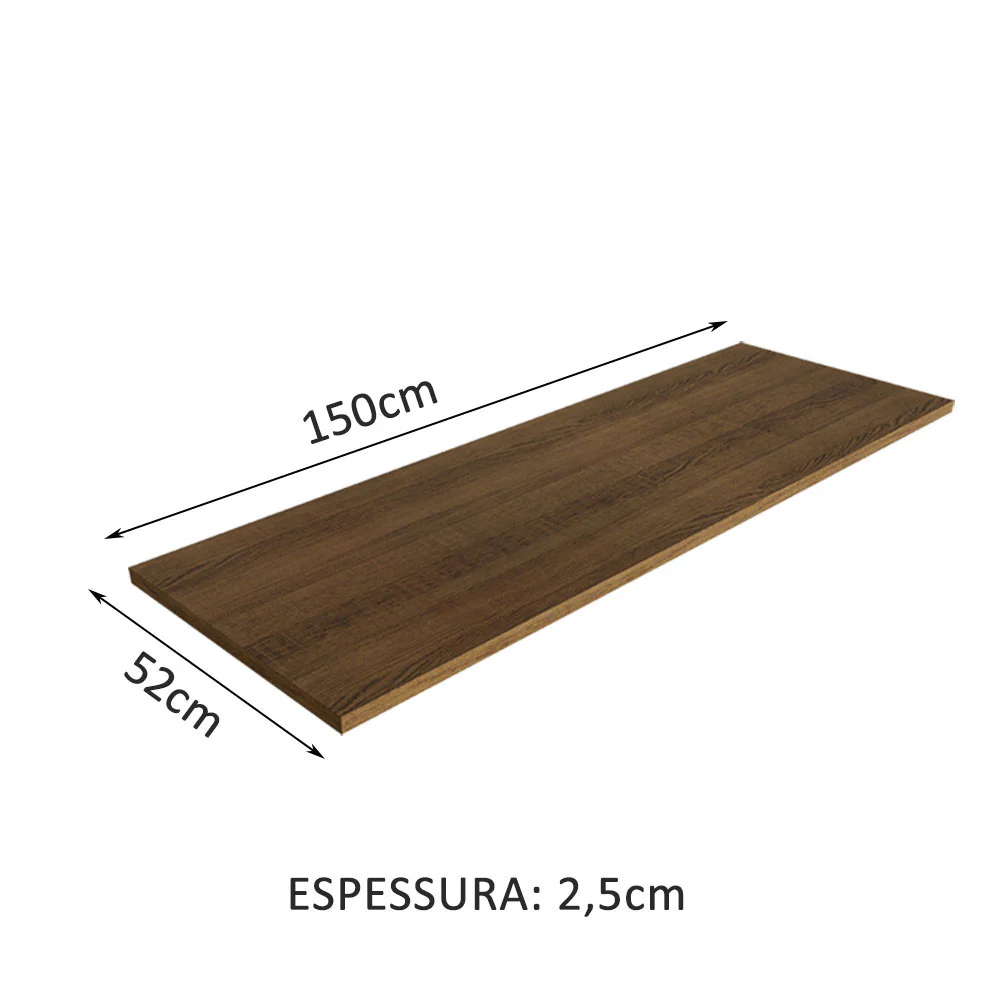 Tampo para Balcão de Pia 150 cm Madesa Rustic - Image 3