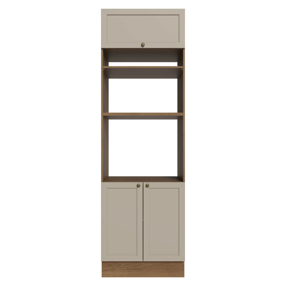Torre Quente 70 cm 3 Portas Rustic/Crema Vik Madesa - Image 12